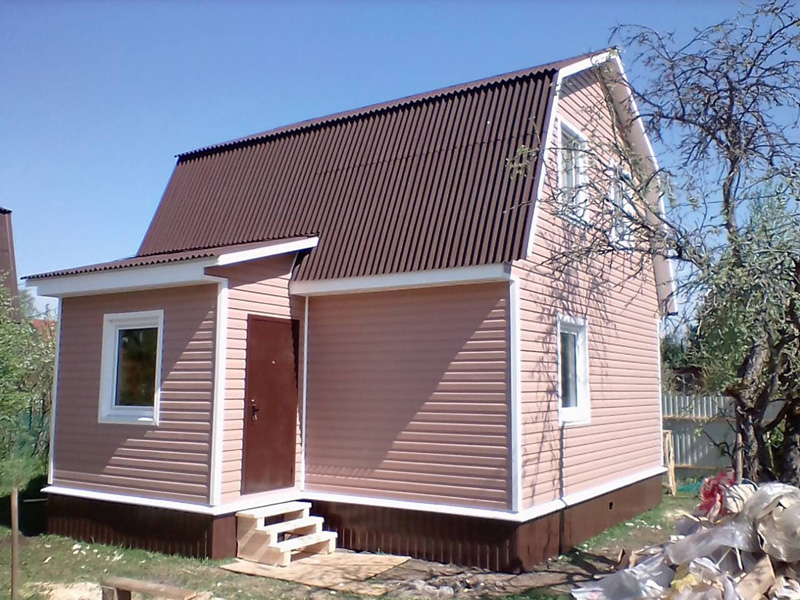 Обшивка сайдингом. Обшивка сайдингом.